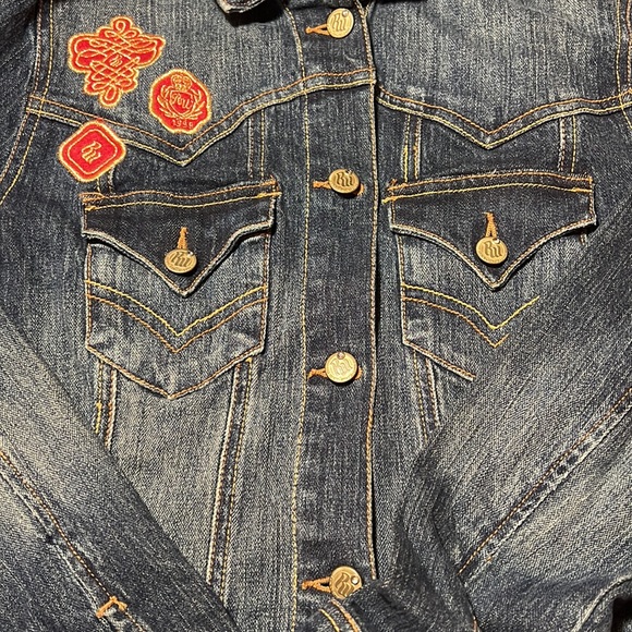 ROCAWEAR Vintage removable hooded denim jacket - Picture 3 of 13